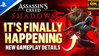 Assassins Creed Shadows NEW Details gameplay gamingnews assassinscreedshadows [upl. by Bard]