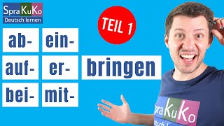 Verben mit bringen  Teil 1  Wortschatz erweitern mit Sprakuko [upl. by Aicilif]