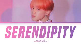 Full length Jimin  Serendipity color coded lyrics EngRomHan [upl. by Pelag418]