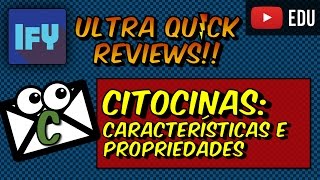 Aula de CITOCINAS Características gerais e propriedades  UQR Imuno [upl. by Airetal]