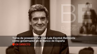 Toma de posesión de José Luis Escrivá Belmonte como gobernador en el Banco de España [upl. by Matless]