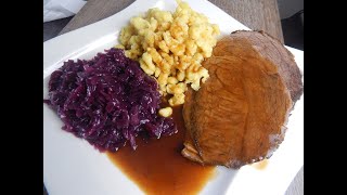 Rinderbraten butterweich und zart Ganz einfach [upl. by Ahsam]