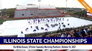 OFallon Township Marching Band 2017  White Canvas  Illinois State  Prelim [upl. by Ause278]