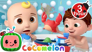 Bath Time Rescue Mission 🦀 CoComelon Nursery Rhymes and Kids Songs  3 HOURS  After School Club [upl. by Naelcm]