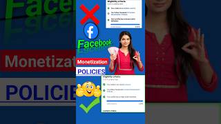 Content monetization policies facebook  Facebook monetization  Facebook monetization policy issue [upl. by Brent765]