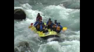 Squadra Calcio Napoli fa Rafting a Dimaro in Val di Sole [upl. by Pomcroy]