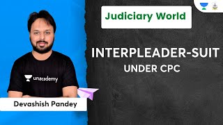 InterpleaderSuit  Under CPC  Devashish Pandey  Judiciary World [upl. by Sihtam]