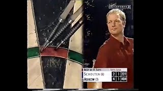 Dave Askew vs Roland Scholten PDC World Darts Championship 2002  Last 16  Part 2 [upl. by Goldin]