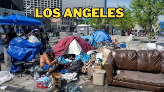 El lugar más PELIGROSO en Los Angeles  Indigentes y Pobreza están ACABANDO con Los Angeles [upl. by Gibeon848]