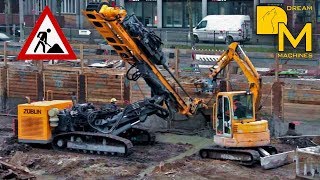 BOHRGERÄT ZÜBLIN KLEMM KR8065F BAGGER IN BAUGRUBE 🚧 BAUSTELLE IN DER INNENSTADT [upl. by Hgielsa]