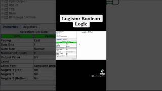 Logisim Evolution Lab02 Boolean Logic [upl. by Florette630]