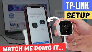 TP Link Tapo C100 Setup Easy STEPbySTEP Watch me Doing it [upl. by Yecal407]