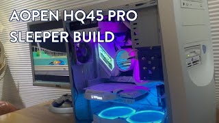 Building the Ultimate Sleeper PC in an AOpen HQ45 Pro Case [upl. by Eiramanit819]