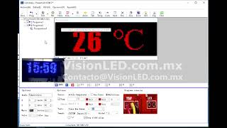 PowerLED como programar Letrero LED Reloj y Temperatura [upl. by Haroldson39]