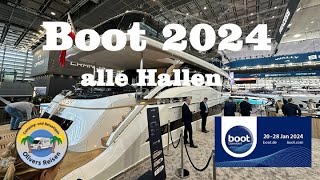 Boot 2024 alle Hallen Der Wahnsinn Luxus PUR [upl. by Olfe]