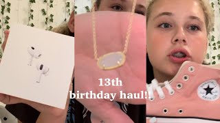 13th birthday haul [upl. by Nylaroc]