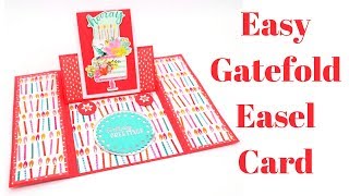 Gatefold Easel Card  Creative Card Series 2018 [upl. by Aschim]