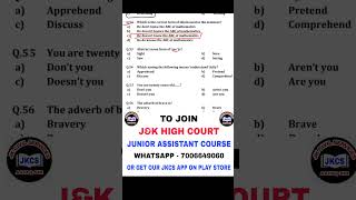 JampK HIGH COURT  PYQS  JUNIOR ASSISTANT  AAFAQ SIR [upl. by Borreri864]