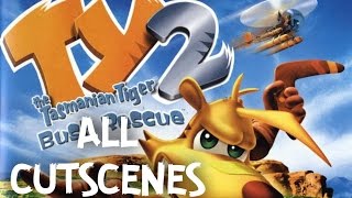 Ty The Tasmanian Tiger 2 Bush Rescue ALL CUTSCENES HD [upl. by Kathy55]