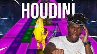 KSI  Houdini feat Swarmz amp Tion Wayne  Fortnite Music Blocks [upl. by Crescentia]