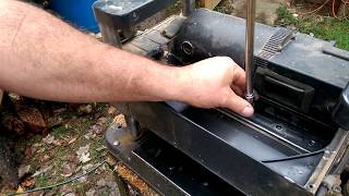 PLANER Harbor Freight blade removal and sharpening [upl. by Haleemaj631]