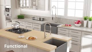 BOCCHI Farmhouse Kitchen Sinks [upl. by Skiest10]