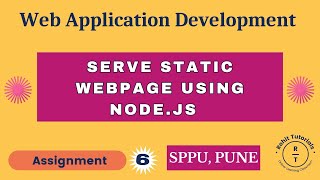 NodeJS Application Which Serves Static Website  Create a Static Website Using Node amp Express [upl. by Notlef]