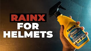 RainX Water Repellent For Motorcycle Helmets Review [upl. by Nosmoht148]