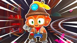 NEW Hero  Bonnie The MINER is OP Bloons TD Battles 2 [upl. by Dibb833]