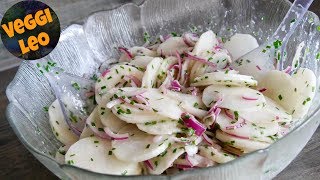 Rettichsalat  lecker  einfach  preiswert und vegan [upl. by Salena]