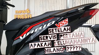 Kondisi Vario 125 cbs 2023  Setelah Servis Pertama  Apa Ada Perubahan [upl. by Juliano]