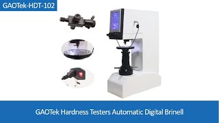 Hardness Testers Automatic Digital Brinell  GAOTek [upl. by Duncan]