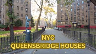 Life in Queensbridge Housing Projects Queens Astoria New York City Walking Tour [upl. by Onitsirc]