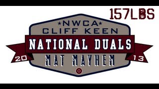 157 lbs 2013 NWCA Cliff Keen National Duals SemiFinal  Missouri vs Oklahoma State [upl. by Sim]