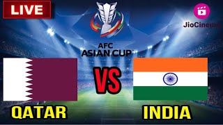 India vs Qatar Live Match 🔴India vs Qatar football live asia world cup qualifier 2023 [upl. by Maurreen]