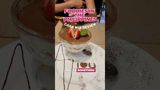 foodies in the philippines 😋 luxury date restaurant review italianfood datingfilipinas [upl. by Sanford]