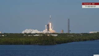 SpaceX Falcon 9 rocket launch from Kennedy Space Center  March 30 2024 [upl. by Ttoille]