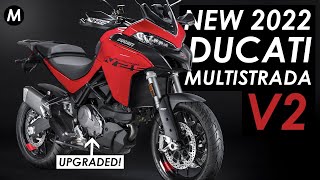 New 2022 Ducati Multistrada V2 amp V2S Everything You Need To Know [upl. by Mcconnell115]