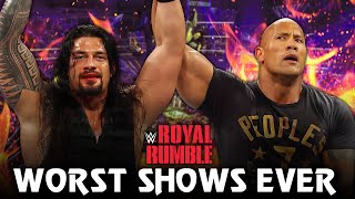 WWE Royal Rumble 2015  WORST Wrestling Shows Ever [upl. by Ennaitsirk]