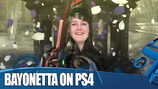 Bayonetta on PS4  90 minutes of Gameplay [upl. by Refinneg]