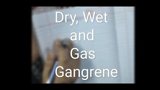 General Pathology lecture5  Gangrene hindi Dry wet and gas gangrene [upl. by Hansiain788]