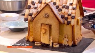 Recette  La maison en biscuits de Marie  Les Carnets de Julie  Biscuits à la carte [upl. by Magdalen]