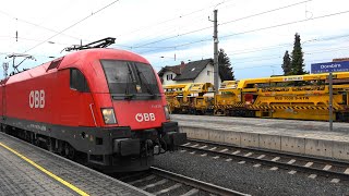 ÖBB Bahnhof Dornbirn🌙⭐Nightjet Wien➡️Bregenz bei der Ausfahrt in Dornbirn [upl. by Alesig466]