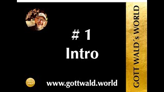 1 Intro I GOTT WALD´s WORLD  Ich als Lösungsfinder I offen I ehrlich I direkt I NO cut amp filter [upl. by Einitsed]