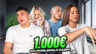 KO POSLEDNJI ZASPI OSVAJA 1000€  nikad teze [upl. by Jaquiss417]