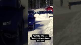 PodRide – The AllWeather EcoFriendly eBike Car for Every Season [upl. by Joline]