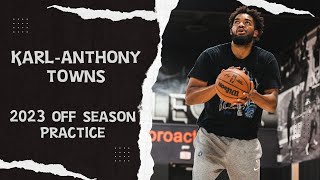 KarlAnthony Towns Off Season Workout [upl. by Bathsheeb]