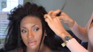 HOW TO GLUELESS LACE FRONTAL SEW IN TUTORIAL DETAILED [upl. by Latreece]