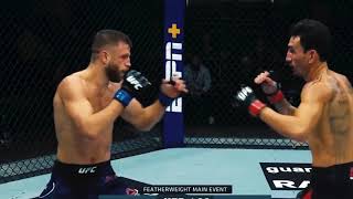 UFC Max Holloway vs Calvin Kattar highlight [upl. by Laaspere446]