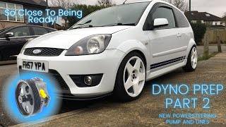 Dyno Prep Part 2 Replacing The Power Steering Pump And Lines On The ST150 [upl. by Chrisoula]